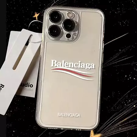 balenciaga clear logo iphone case