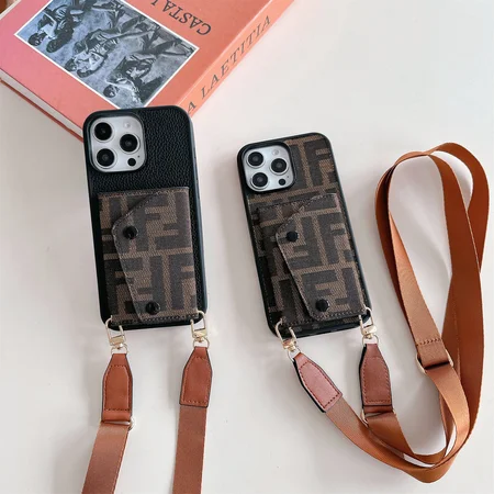 fendi cross - body card - holder iphone case
