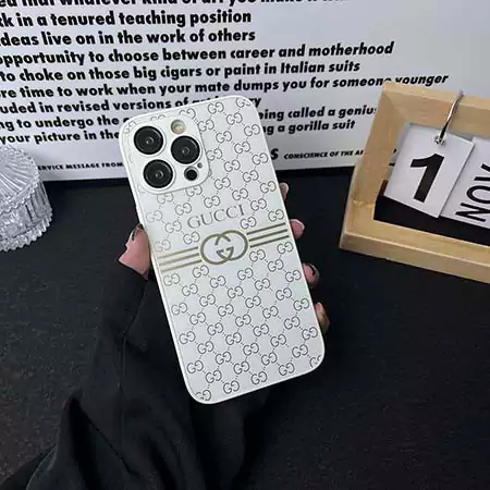 gucci gold-plated matte glass iphone 16/16pro/pro max case
