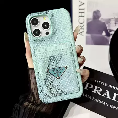 prada python - grain card - holder iphone case
