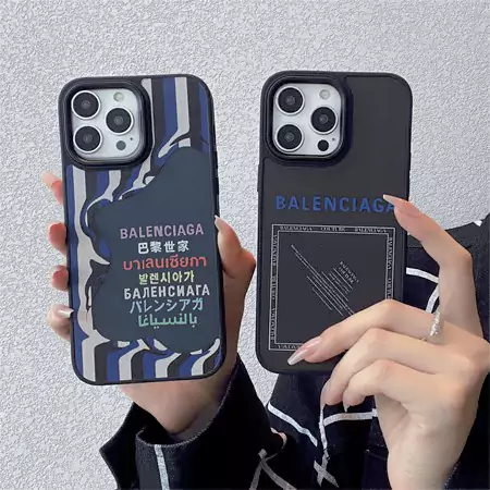 balenciaga text - printed iphone case