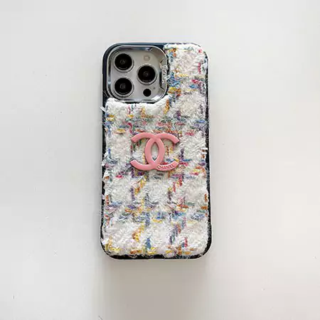 chanel cloth tweed iphone case