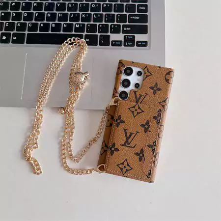 louis vuitton classic monogram tri - color flip - wallet samsung galaxy S25 case