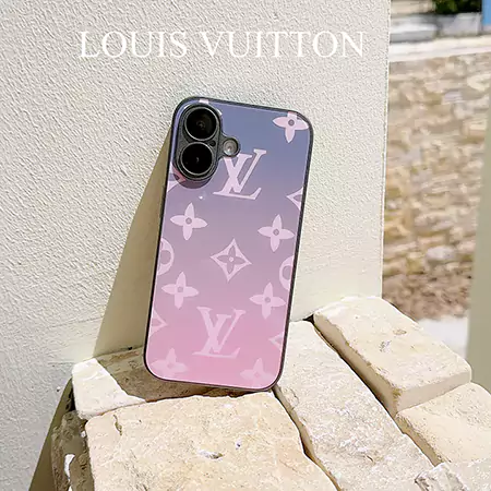 three - color gradient LV iPhone case