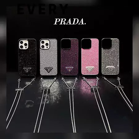 prada all - over rhinestone crossbody iphone case