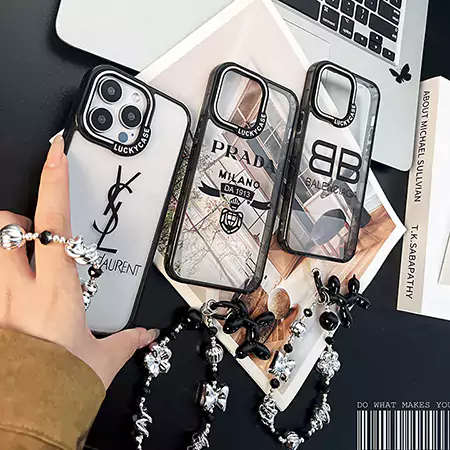 luxury brand chain - attached iphone case