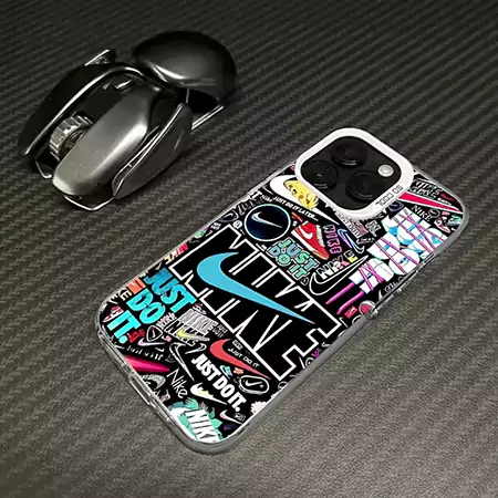 nike multi - colored swoosh iphone case