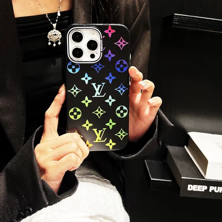 LV colorful monogram iPhone case