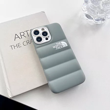 the north face multi - color down jacket inspired iphone case