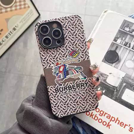 burberry tb equestrian knight iphone 16/16pro case