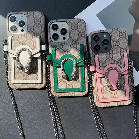 gucci three - color card holder iphone case
