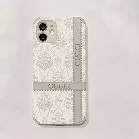 gucci classic monogram leather - grain iphone case