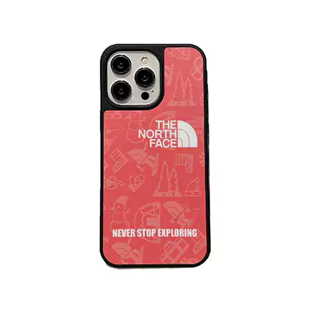 the north face 4 color logo iphone case