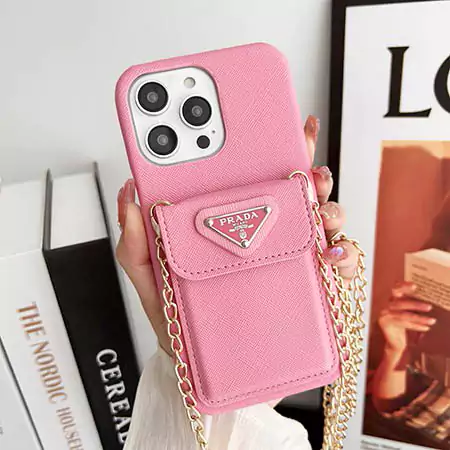 Prada leather phone case
