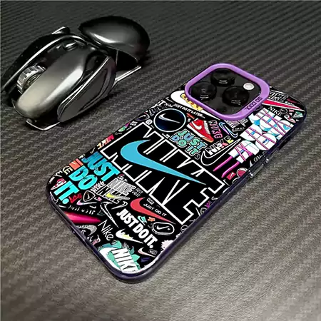 nike multi - colored swoosh iphone case
