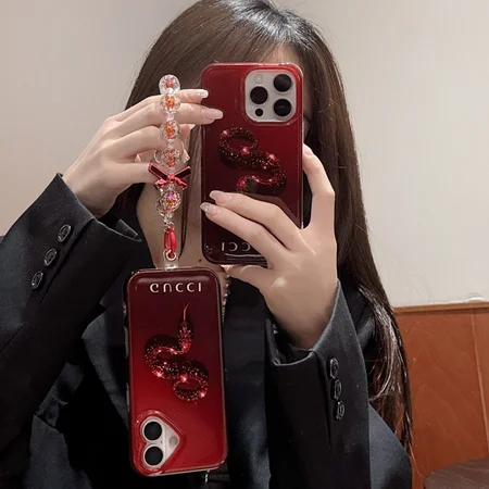 gucci glittery snake iphone case