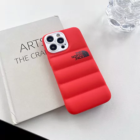 the north face multi - color down jacket inspired iphone case