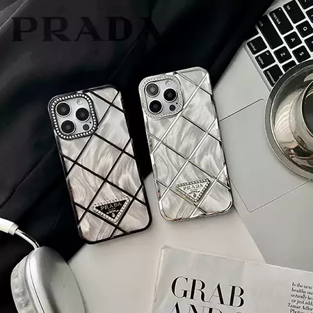 prada rhinestone - embellished quilted iphone case
