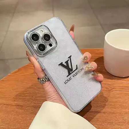 louis vuitton transparent glitter iphone case