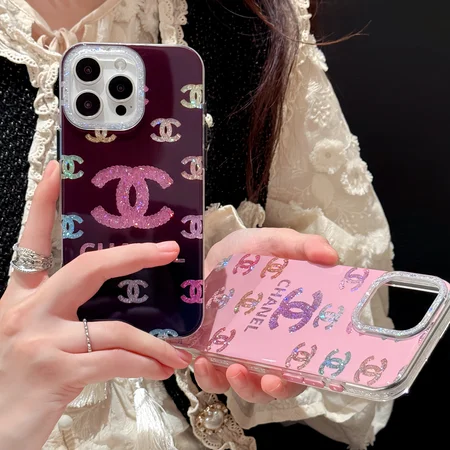 chanel colorful large logo iphone case