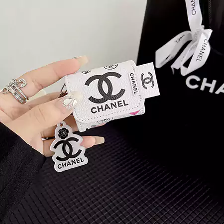 CHANEL - inspired large - logo AirPods case