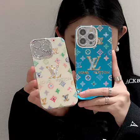 louis vuitton blue light epoxy glitter gradient iphone case