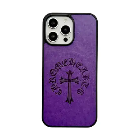 chrome hearts embossed iphone case