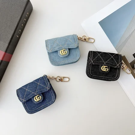 Gucci - inspired denim AirPods case