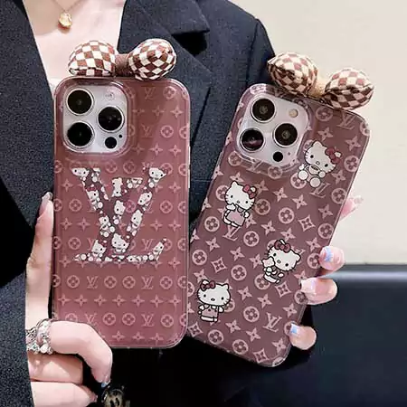 louis vuitton x hello kitty bow iphone case