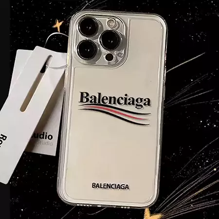 balenciaga clear logo iphone case