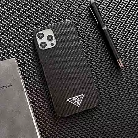 prada black leather iphone 16/16pro/pro max case