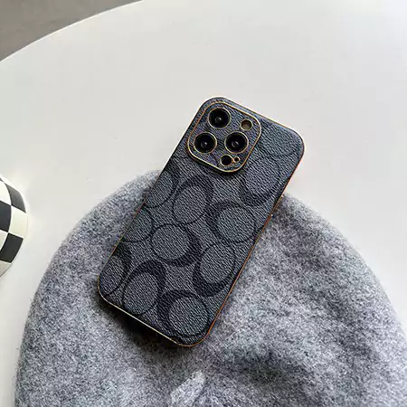 coach leather iphone case
