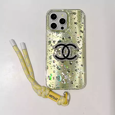 chanel black gradient droplet bracelet iphone case
