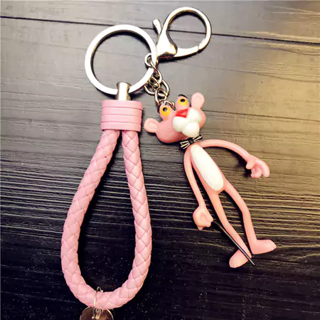Supreme Pink Panther doll keychain