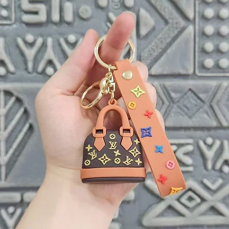 Louis Vuitton mini bag - shaped keychain