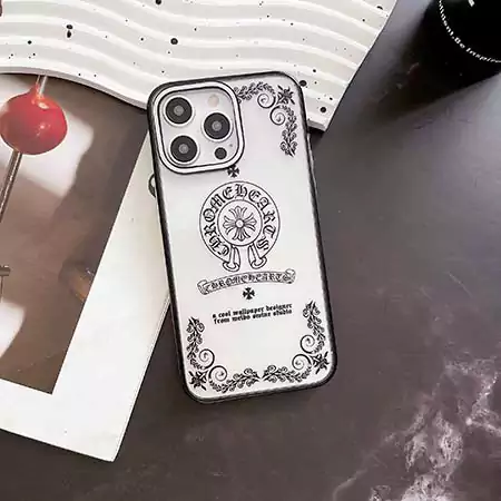 chrome hearts electroplated transparent iphone case