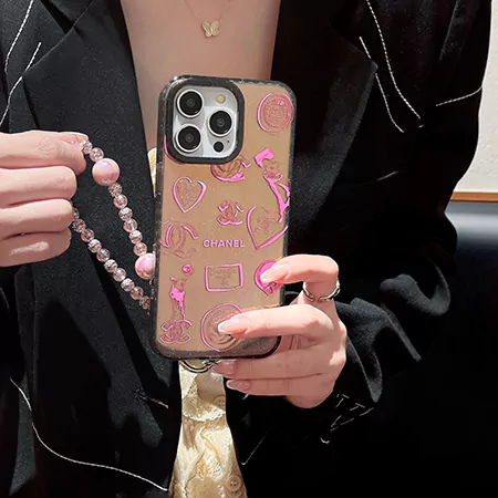 chanel glitter laser iphone case