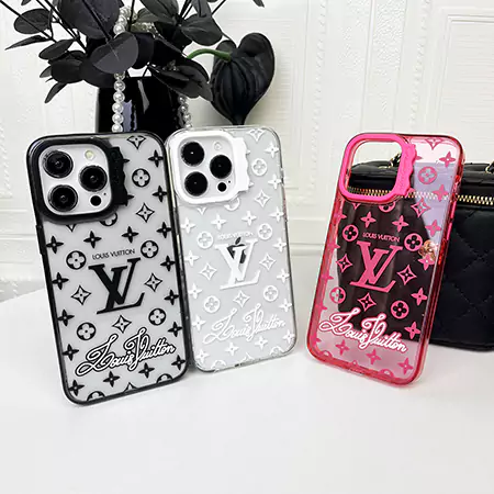 louis vuitton monogram transparent iphone case