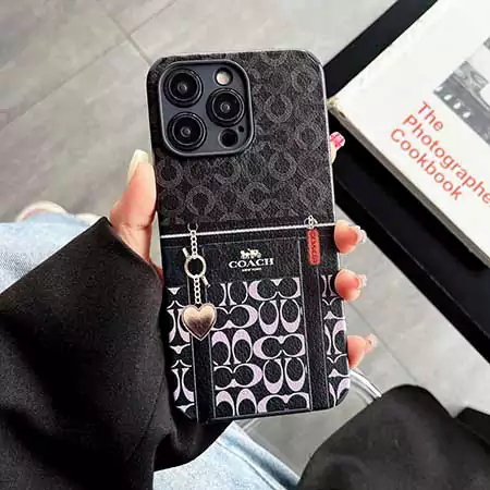 coach two - tone carriage iphone case