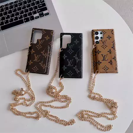 louis vuitton classic monogram tri - color flip - wallet samsung galaxy S25 case