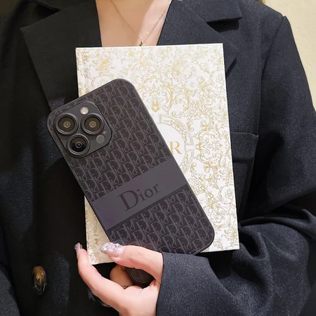 small logo matte glass dior iphone case