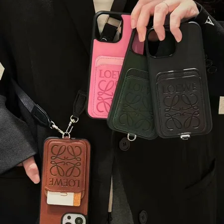 loewe card holder crossbody iphone case