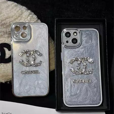 chanel pearl - embellished iphone case