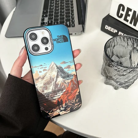 the north face mountain landscape iphone case