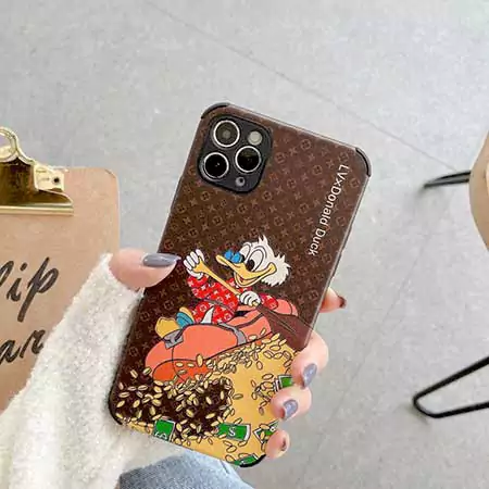louis vuitton donald duck embossed leather iphone case
