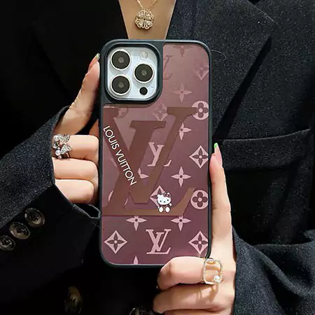 louis vuitton hello kitty co-branded large logo iphone case