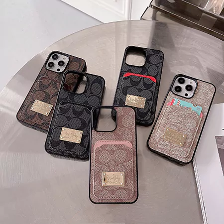 coach card holder iphone case