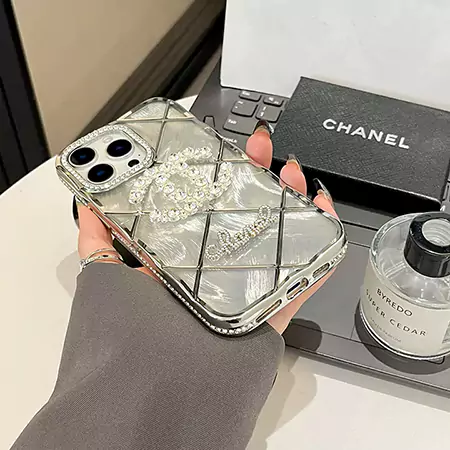 chanel quilted rhinestone organza cardstock iphone case