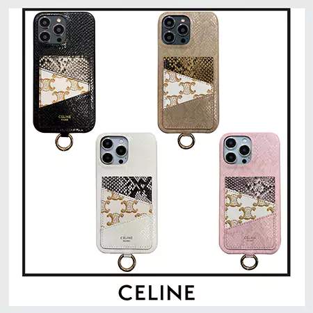 celine snake - print card - slot iphone case