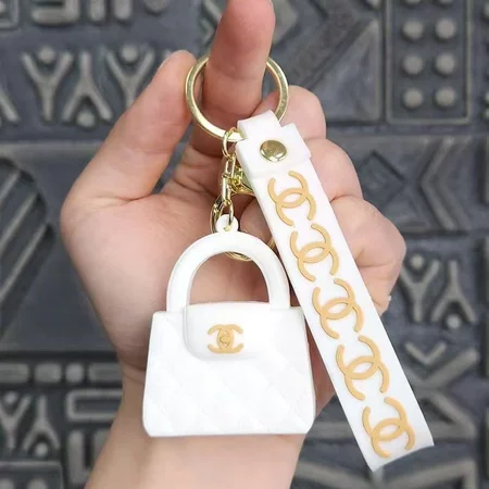 Chanel mini bag - shaped keychain